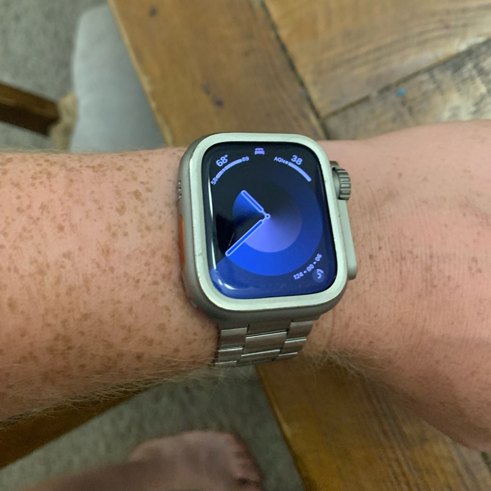 Smartwatch with Silver Band